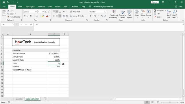 How to Calculate Annuities Using Excel | Present Value of Annuity for Asset Valuation смотреть онлайн