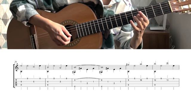 In darkness - Lullaby for Radic on guitar (tabs/notes) смотреть онлайн