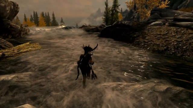 Just running around Skyrim смотреть онлайн