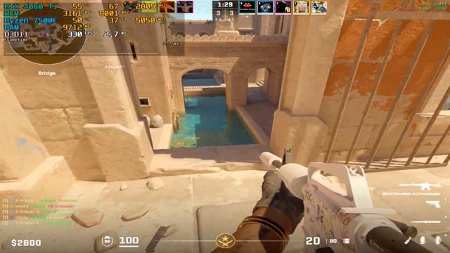 Counter-strike 2 : RTX 4060 Ti + Ryzen 7500F смотреть онлайн
