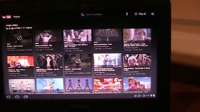 TOSHIBA AC100 117 Android 3 Honeycomb смотреть онлайн