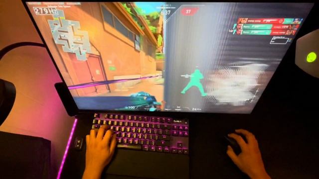 Alienware AW2521H 360Hz valorant test смотреть онлайн