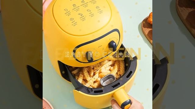 Air Fryer COMFEE’ MonsterChef with 3L Frying , Yellow. смотреть онлайн