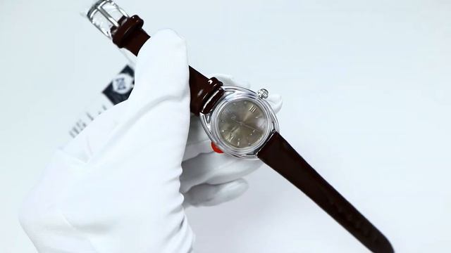 Серебряные часы Часовой завод Ника с сапфировым стеклом смотреть онлайн