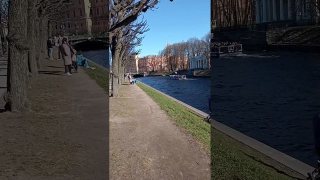 Санкт-Петербург набережная реки Фонтанки от Михайловского замка до Спаса на крови 2 смотреть онлайн