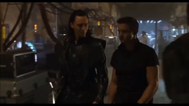 Avengers Assemble 2012 Deleted Scene // Loki And Clint Talk