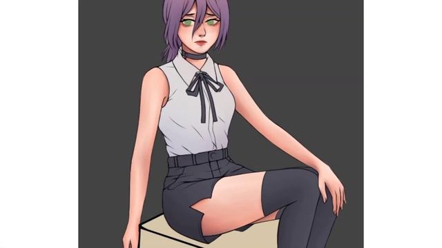 Speedpaint  Ibis Paint X Chainsaw Man - Reze