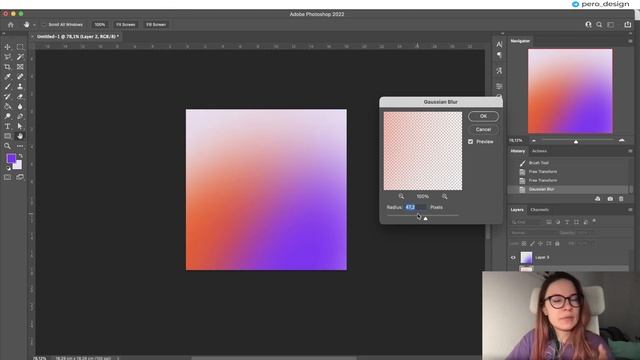 Градиентные пятна в Photoshop и Figma смотреть онлайн