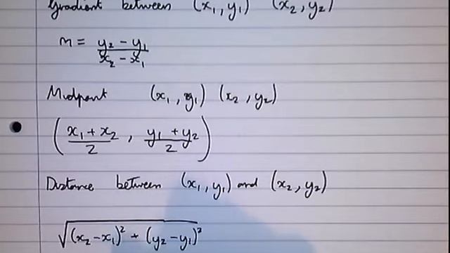 Straight Lines: Gradient, Midpoint and Distance Between Two Points смотреть онлайн