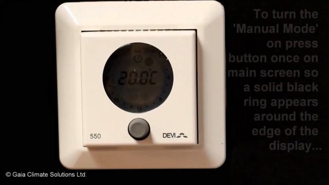 How to turn on DEVIreg 550 Manual Mode and Timer смотреть онлайн
