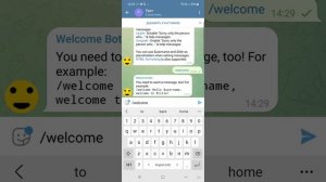 Как добавить приветственного бота в чат телеграм