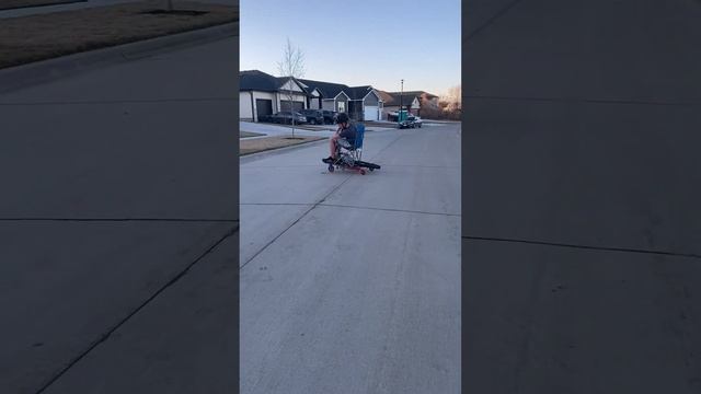 Jet powered chair on scooter #ego смотреть онлайн