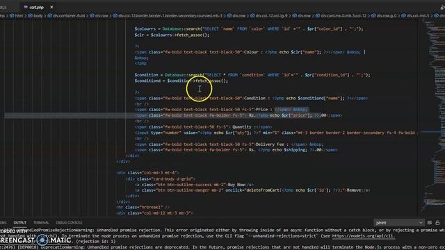 Design a responsive cart page using HTML, CSS, JavaScript and Bootstrap
