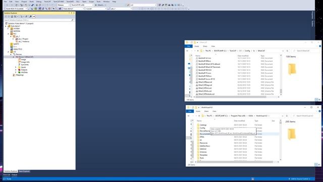 Beckhoff Twincat 3 & Kuka Workvisual - Add Ethercat Kuka KRC Xml and Create I/O Easy Guide Pt1 смотреть онлайн