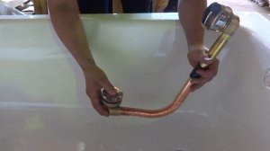 Автоматический медно-латунный слив перелив Кaiser (кайзер)