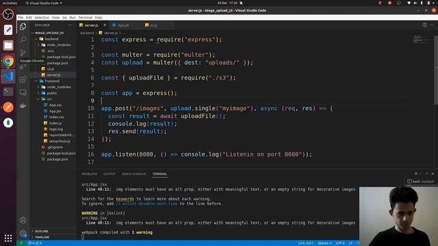Upload Images To Amazon S3 Bucket From Nodejs Server смотреть онлайн