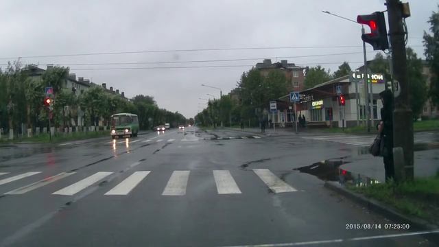 Северодвинск. Внимание на столб.