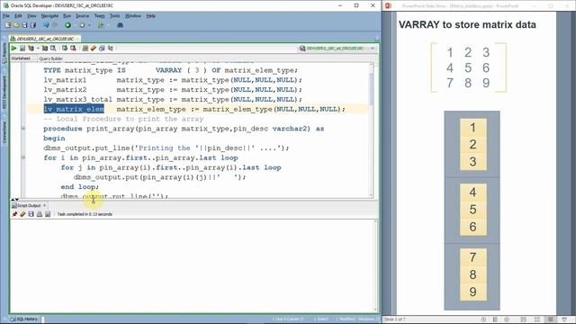oracle plsql records and collections two dimentional array смотреть онлайн