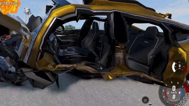 Realistic Loss of Control and Dangerous Driving | BeamNG Drive смотреть онлайн