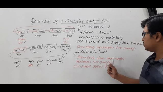 L 16: REVERSE OF A CIRCULAR LINKED LIST | HOW TO REVERSE A CIRCULAR LINKED LIST | DATA STRUCTURES смотреть онлайн