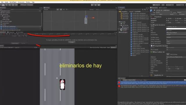 Unity Error MissingReferenceException: The object of type 'GameObject' has been destroyed... смотреть онлайн