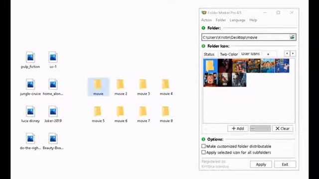 The 4.5 version of Folder Marker (use JPG/PNG as folder icons) смотреть онлайн