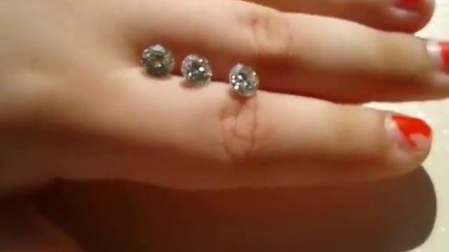 Near White Color, Loose Genuine Moissanite Round Brilliant Cut Diamond смотреть онлайн