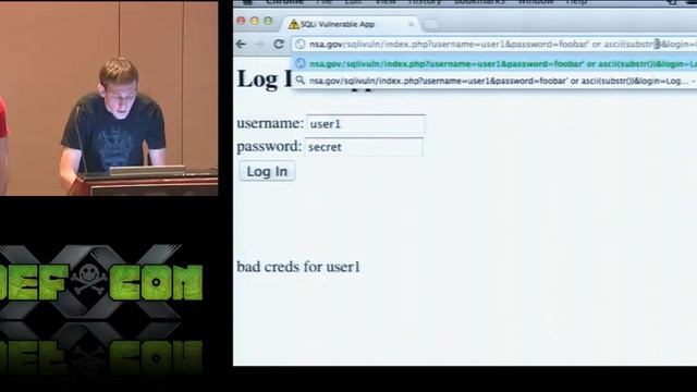 [DEFCON 20] Rapid Blind SQL Injection Exploitation with BBQSQL смотреть онлайн