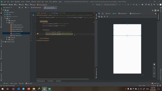 Android tutorial Part4 - Scroll View | آموزش برنامه نویسی اندروید - اسکرول ویو смотреть онлайн