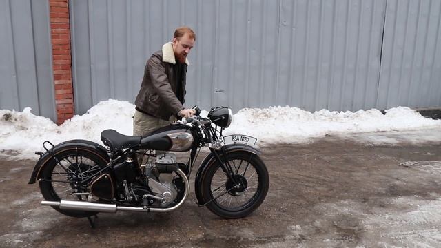 Мотоцикл BSA M20 от мотоателье Ретроцикл смотреть онлайн