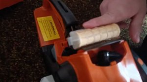 Первый запуск Stihl MS 250 (китай)