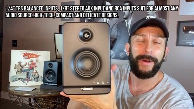 Donner Studio Monitors 3 inch Monitor Speakers Desktop with Professional CSR Bluetooth 5 0 2 Pack смотреть онлайн