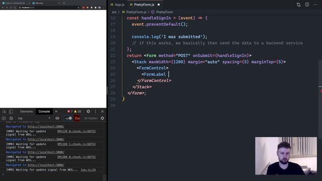 React Forms Using Chakra UI - React Tutorial - Learn React in 2020 - React Component Library смотреть онлайн