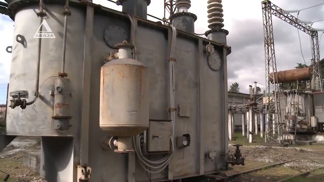 Продолжается реконструкция подстанции Сухум-1 смотреть онлайн