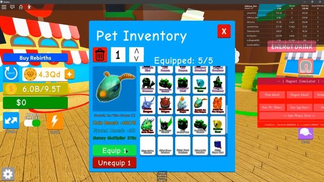 [FREE] Magnet Simulator Script | Auto Farm, Unlimited Money | Unlimited Rebirth | ROBLOX смотреть онлайн