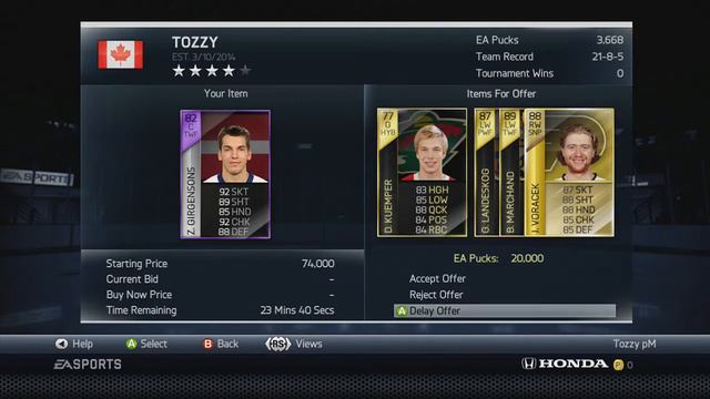 POTG Girgensons Trade RESULTS смотреть онлайн