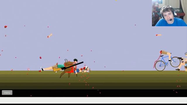 Happy Wheels - MY HEAD POPPED OFF!! (Funny Moments) смотреть онлайн