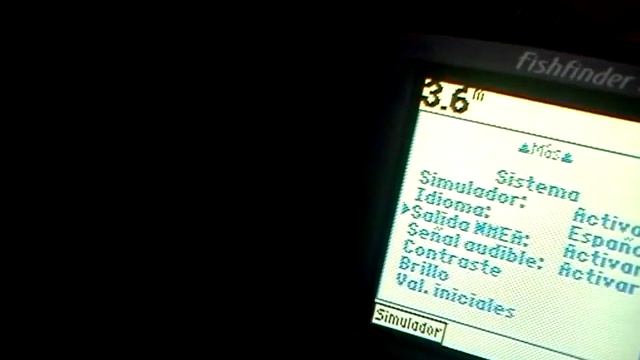 Fishfinder 160C Salida NMEA 0183