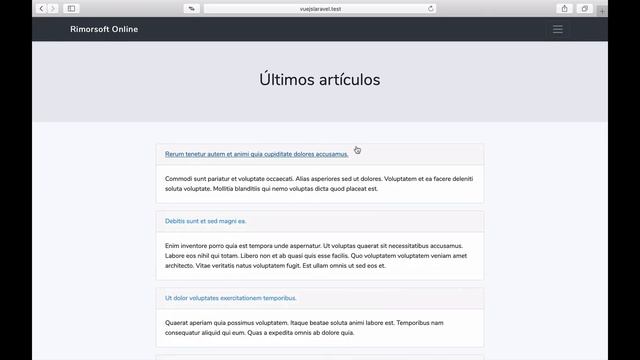 1 - Laravel 5.7, Bootstrap 4 y VUEjs | Rimorsoft Online смотреть онлайн