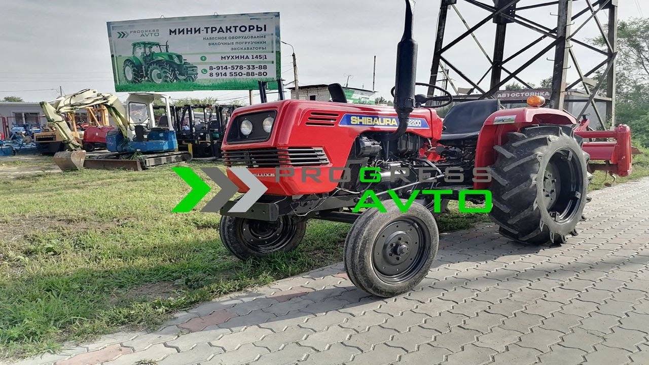 Минитрактор 22 лс 2WD SHIBAURA SD2200 смотреть онлайн
