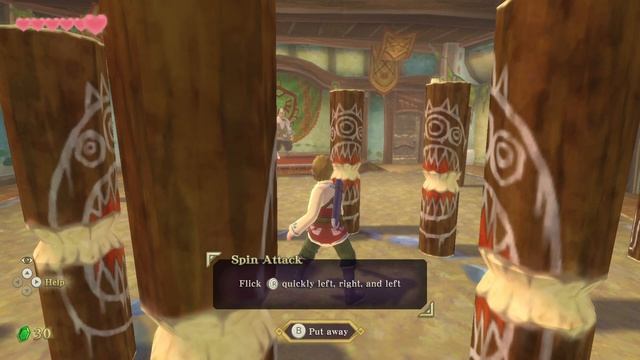 The Legend of Zelda Skyward Sword HD Switch how to do the spin attack move смотреть онлайн