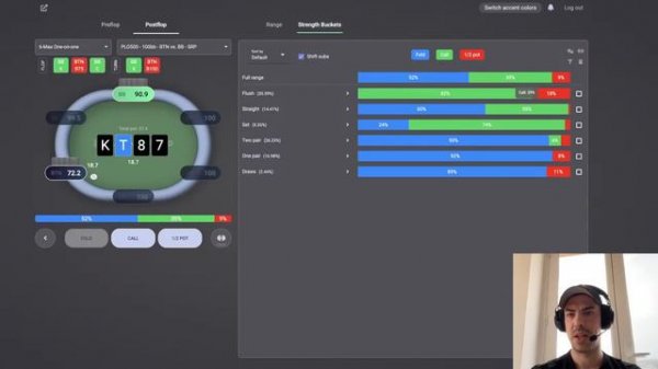 BTN vs BB PLO Training with PLO Trainer