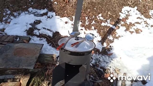 Печь с трубой под казан 12л смотреть онлайн