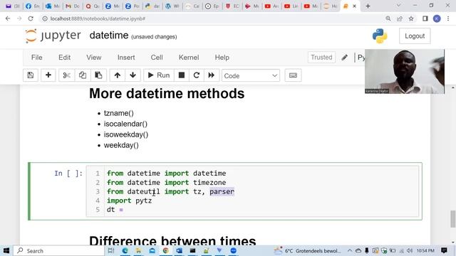 Python Dates and Time 2 смотреть онлайн