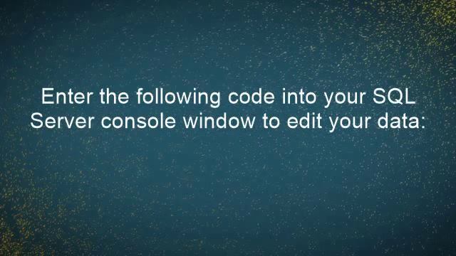 How to Edit Data In Microsoft SQL 2005 смотреть онлайн