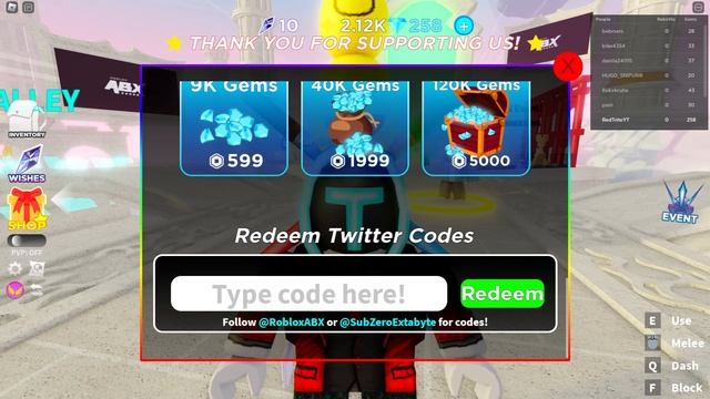 ALL NEW SECRET *UPDATE* CODES in ANIME BATTLEGROUNDS X CODES! смотреть онлайн