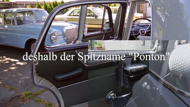 Mercedes Ponton - erste Probefahrt nach Restaurierung смотреть онлайн