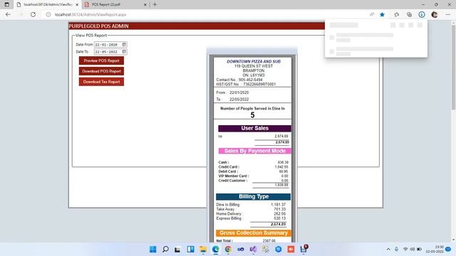Online Reporting - Restaurant POS Software(By Original Developer) - C#, ASP.NET, SQL Server, Azure смотреть онлайн