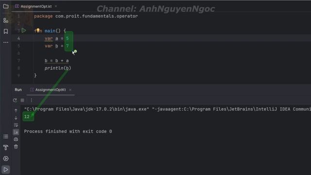 Toán tử gán (Assignment operators) trong Kotlin смотреть онлайн