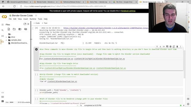 How to Render Blender Eevee on Google Colab - Blender 3.4 Tutorial смотреть онлайн